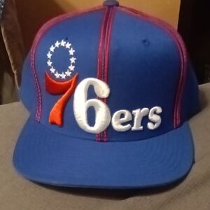 Mitchell & Ness Blue 76ers Hat